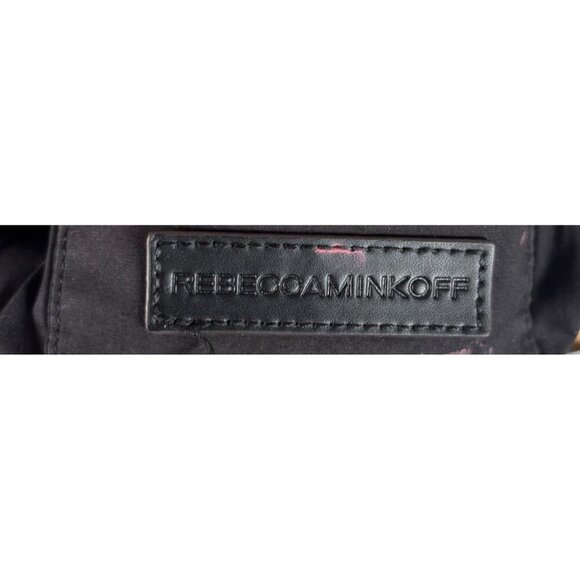 Rebecca Minkoff Avery Crossbody Bag Beige Leather Gold Chain Strap Small Purse - Picture 8 of 8